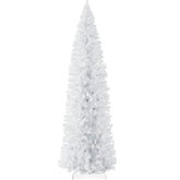 White Artificial Pencil Holiday Christmas Tree