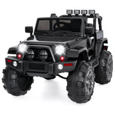 Jumbo 12V Kids Electric Ride On Car with Parent Remote, Seat Harness