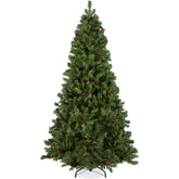 Pre-Decorated Christmas Tree w/ Pinecones