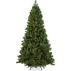 Pre-Decorated Christmas Tree w/ Pinecones
