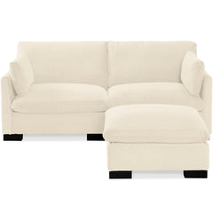 Modular Sectional Pillowtop Sofa w/ Ottoman & Storage 82in