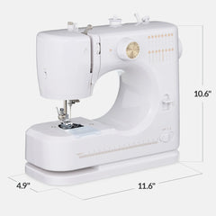 55-Piece Sewing Machine Kit for Beginners w/ 16 Stitch Patterns