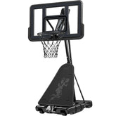 Adjustable 4.4-10ft Basketball Hoop, w/ Shatterproof Backboard, Ball Return