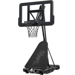 Adjustable 4.4-10ft Basketball Hoop, w/ Shatterproof Backboard, Ball Return
