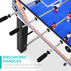 48in Foosball Table for Kids & Adults w/ 2 Balls