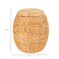 Multipurpose Hyacinth Storage Tote Basket