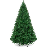 Artificial Green Christmas Tree, Unlit Pine Design w/Easy Assembly