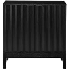 2-Door Reeded Storage Cabinet, Accent Furniture, Sideboard