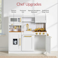 Pretend Play Kitchen with Espresso Machine