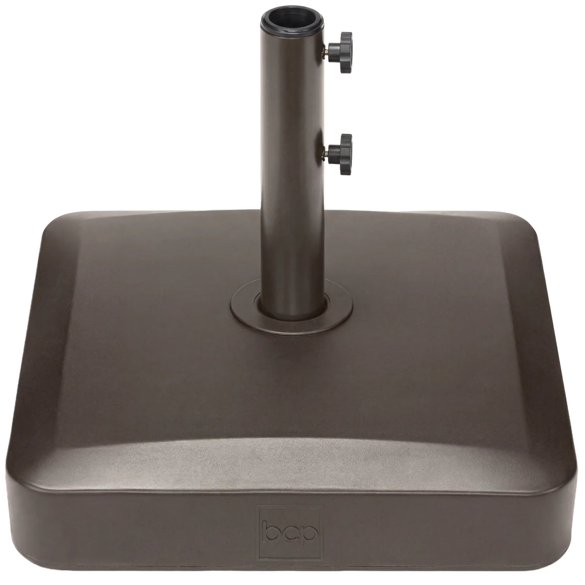 Plastic Patio Umbrella Base Pole Holder Accessory w/ Adjustable Knob